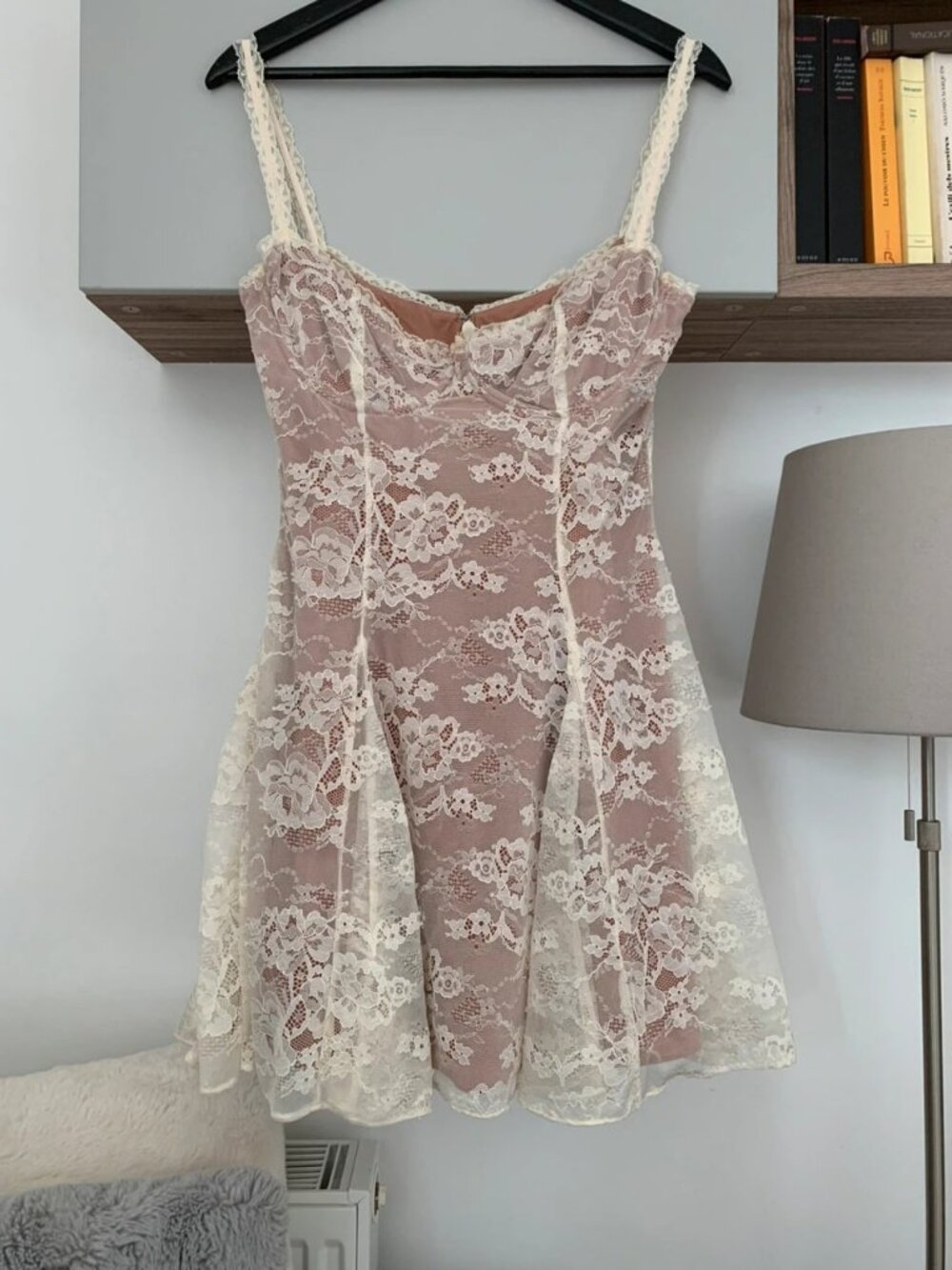 House of CB Vintage Lace Mini Dress Size L